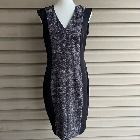 H&M Dresses & Skirts - •H&M• NWT Sleeveless Grey Fitted Sheath Dress - Size 12